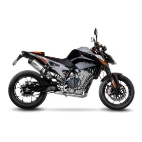 Marmitta slip-on LeoVince LV One Evo acciaio inox omologata per KTM