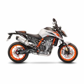 Marmitta slip-on LeoVince LV One Evo acciaio inox omologata per KTM