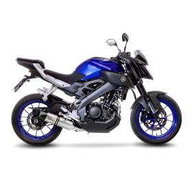 Komplettes LeoVince LV One Evo Auspuffsystem aus Edelstahl genehmigt für YAMAHA MT-125