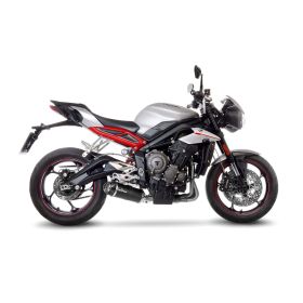 LeoVince LV One Evo Carbon Slip-On Auspuff für Triumph STREET TRIPLE 765 S/SA2/R/R LRH/RS