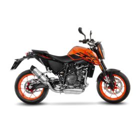 LeoVince LV One Evo Slip-On Auspuff Edelstahl Homologiert für KTM 690 DUKER