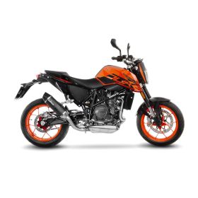 Marmitta slip-on LeoVince LV One Evo carbon omologata per KTM 690 DUKER