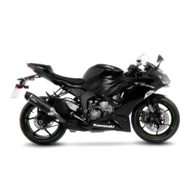 Marmitta slip-on LeoVince LV One Evo carbon omologata per KAWASAKI ZX-6R NINJA