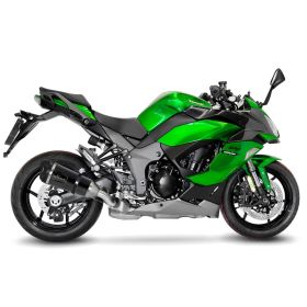 Silencieux Slip-On S Black de LeoVince Factory approuvé pour KAWASAKI
