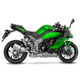 LeoVince Factory S Slip-On Auspuff Titan genehmigt für KAWASAKI