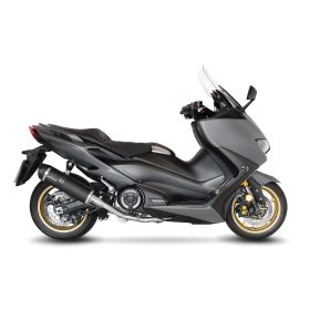 LeoVince LV One Evo Komplettauspuff Schwarz für YAMAHA T-MAX 560 TECH MAX