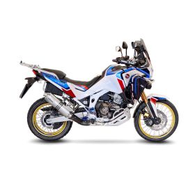 Marmitta slip-on LeoVince LV One Evo acciaio inox omologata per Honda