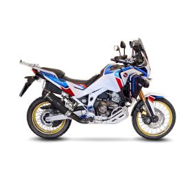 Marmitta slip-on LeoVince LV One Evo nero per Honda
