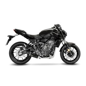 LeoVince LV One Evo Black Komplettauspuffanlage genehmigt für YAMAHA MT-07