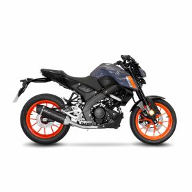 Marmitta completa LeoVince LV One Evo carbon omologata per YAMAHA MT-125