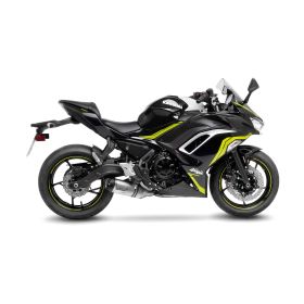 Komplettes LeoVince LV One Evo Auspuffsystem aus Edelstahl genehmigt KAWASAKI NINJA 650