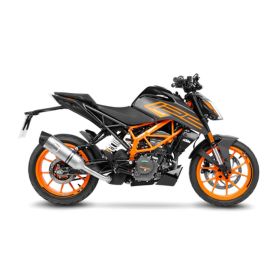 Marmitta slip-on LeoVince LV One Evo acciaio inox omologata per KTM DUKE 390