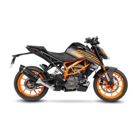 Marmitta slip-on LeoVince LV One Evo nero omologata per KTM DUKE 125