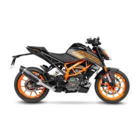Marmitta slip-on LeoVince LV One Evo carbon omologata per KTM DUKE 390
