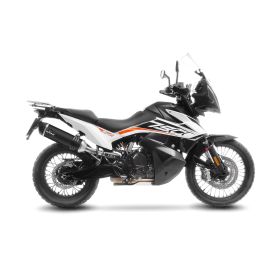 Marmitta slip-on LeoVince LV One Evo nero omologata per KTM 790 ADVENTURE R
