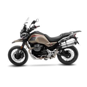Marmitta slip-on LeoVince LV One Evo acciaio inox per MOTO GUZZI V85 TT