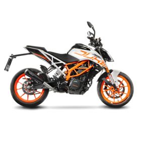 Silencieux Slip-On LeoVince GP One en acier inoxydable approuvé pour KTM DUKE 390
