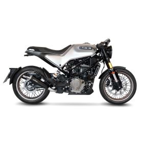 LeoVince GP One Slip-On Auspuff Edelstahl genehmigt für HUSQVARNA SVARTPILEN 401