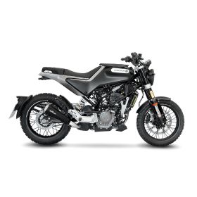 Marmitta slip-on LeoVince GP One acciaio inox omologata per HUSQVARNA VITPILEN 125