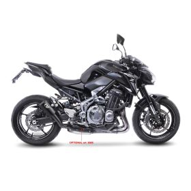 Marmitta slip-on LeoVince LV-10 nero omologata per KAWASAKI Z 900 A2