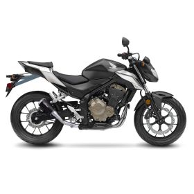Marmitta slip-on LeoVince LV-10 nero per HONDA CB 500 F