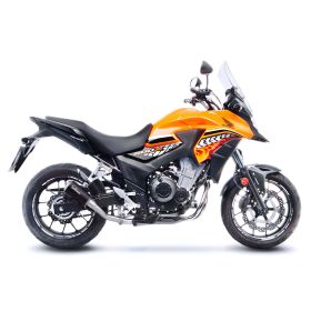 Marmitta slip-on LeoVince LV-10 nero per HONDA CB 500 X