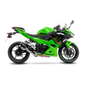 Marmitta slip-on LeoVince LV-10 nero per KAWASAKI NINJA 400