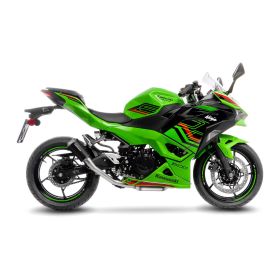 Marmitta slip-on LeoVince LV-10 nero per KAWASAKI