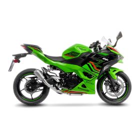 Marmitta slip-on LeoVince LV-10 acciaio inox per KAWASAKI