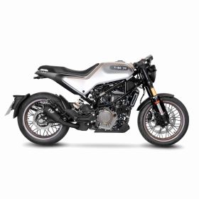 LeoVince LV-10 Schwarz Slip-On Auspuff für HUSQVARNA SVARTPILEN 401