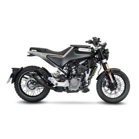 Marmitta slip-on LeoVince LV-10 nero per HUSQVARNA VITPILEN 125