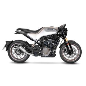 Marmitta slip-on LeoVince LV-10 acciaio inox per HUSQVARNA VITPILEN 401