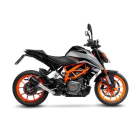 LeoVince LV-10 Schwarzer Slip-On Schalldämpfer für KTM DUKE 390