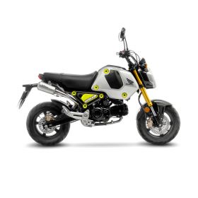 Vollständiger 1/2 LeoVince LV-10 Edelstahl-Auspuff für HONDA MSX 125 GROM