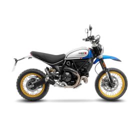 LeoVince LV-10 Black Slip-On Auspuff für DUCATI SCRAMBLER 800 DESERT SLED
