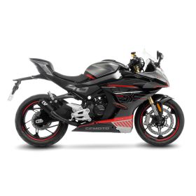 Silencieux Slip-On LeoVince LV-10 Noir pour CF MOTO 450 SS 450 SR