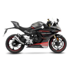 Silencieux Slip-On LeoVince LV-10 en acier inoxydable pour CF MOTO 450 SS 450 SR
