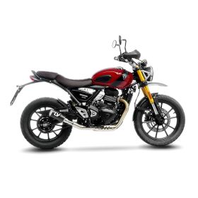 Silencieux d'échappement en carbone LeoVince LV-10 pour TRIUMPH SCRAMBLER 400 X