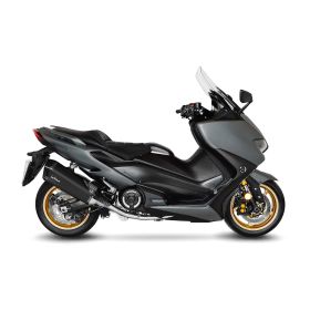 LeoVince LV-12 Schwarz Vollauspuff für YAMAHA T-MAX 560 TECH MAX