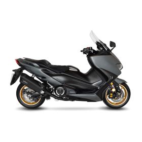 LeoVince LV-12 Komplettauspuff schwarz genehmigt für YAMAHA T-MAX 560 TECH MAX
