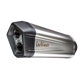 Marmitta slip-on LeoVince LV-12 acciaio inox omologata per BMW R1250RR/S