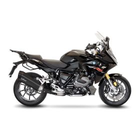 LeoVince LV-12 schwarzer Slip-On-Auspuff genehmigt für BMW R1250RR/S