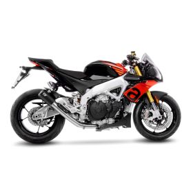 LeoVince LV Corsa Slip-On Auspuff Schwarz für APRILIA TUONO V4 1100 FACTORY