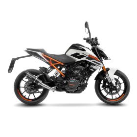 Marmitta slip-on LeoVince GP Corsa Evo acciaio inox per KTM DUKE 125
