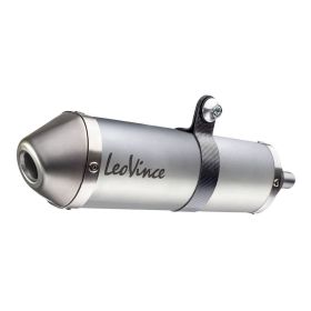 Marmitta completa LeoVince X-Fight acciaio inox omologata per BETA RR 50 ENDURO