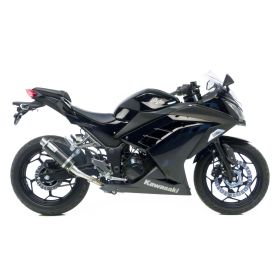 Marmitta slip-on LeoVince GP Corsa carbon per KAWASAKI NINJA 250 R