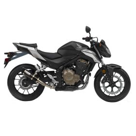 Marmitta slip-on LeoVince GP Corsa Evo carbon per HONDA CB 500 F