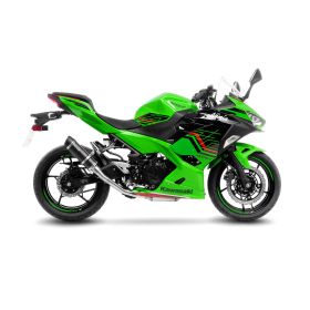 Marmitta slip-on LeoVince GP Corsa Evo carbon per KAWASAKI NINJA 400