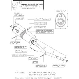 Silencieux Slip-On en Aluminium LeoVince X3 Approuvé pour SUZUKI DR-Z 400 S/SM