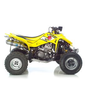 LeoVince X3 Slip-On Auspuff Aluminium genehmigt für SUZUKI LTZ 400